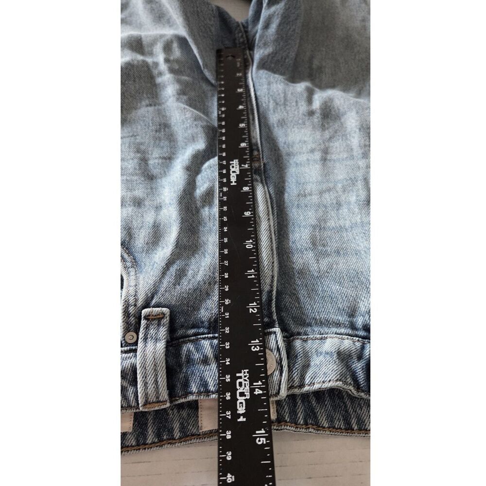 Cotton On Lyocell Wide Jort Womens Denim Bermuda Shorts Size 30 Light Wash Blue - Picture 5 of 8